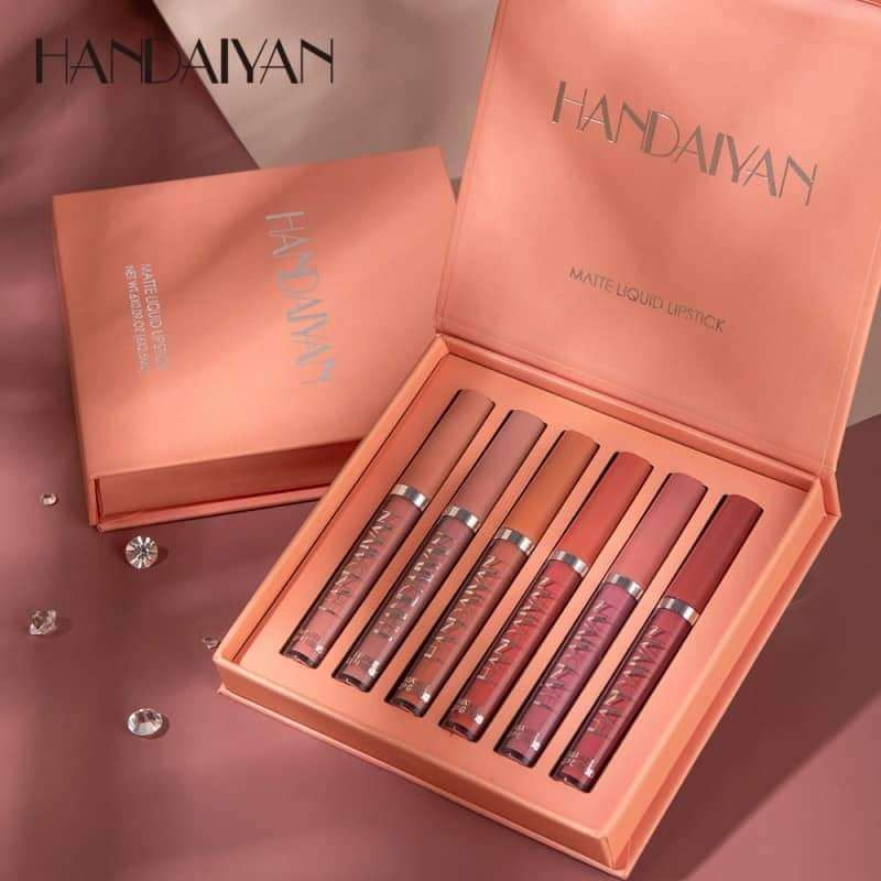 Handaiyan 6pcs Matte Liquid Lipgloss_img_3