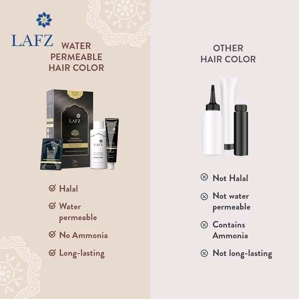 LAFZ halal permanent hair color cream_img_2