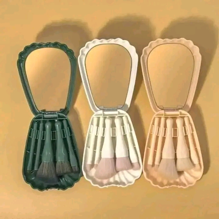 5pcs Make-up brush with mirror