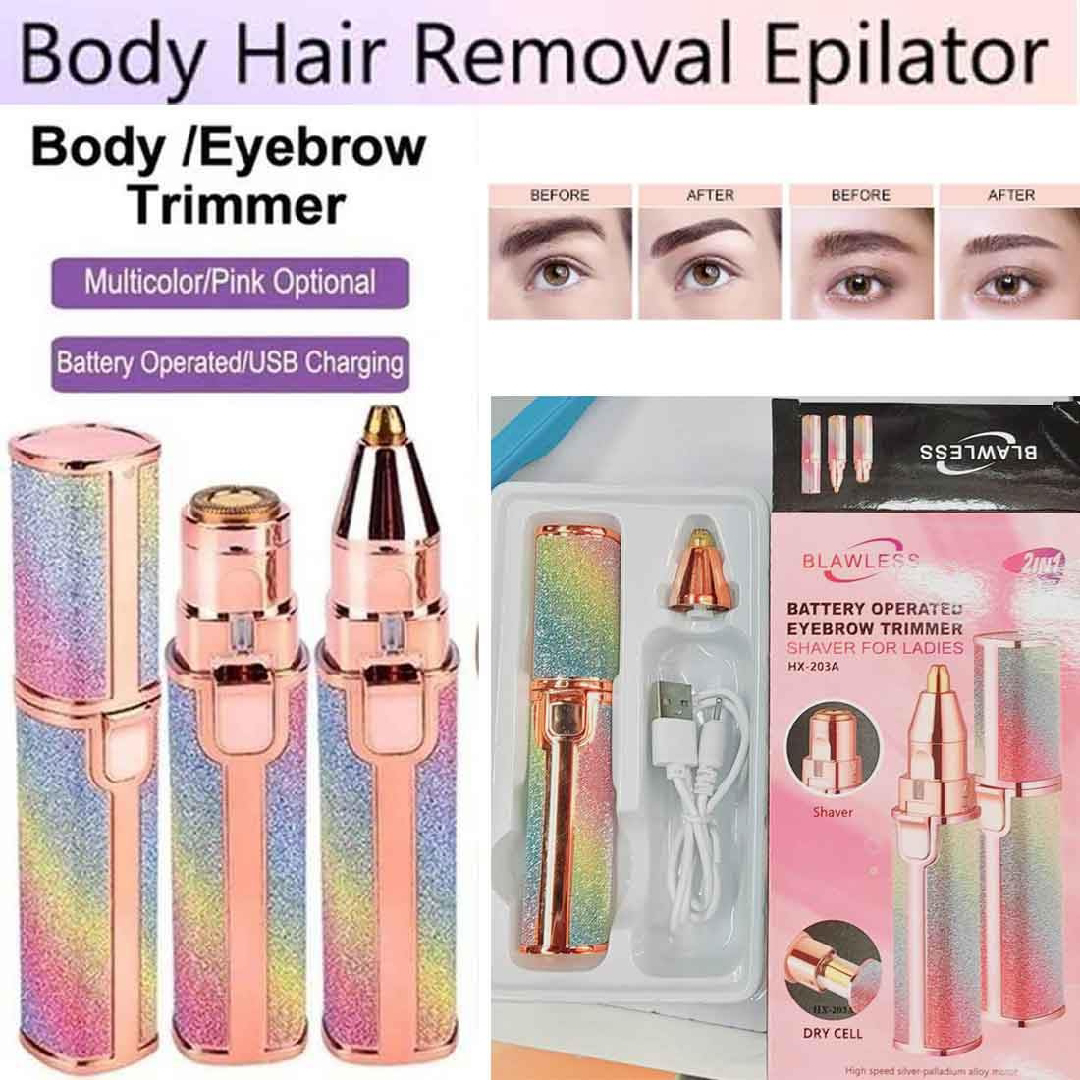 Blawless Face & Eyebrwov hair Remover 2in1 machine