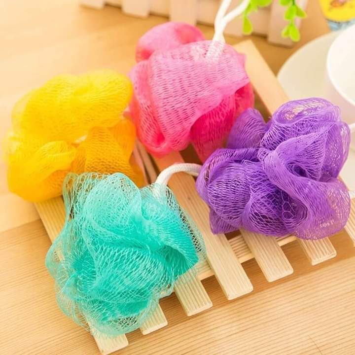 Bath Flower Puff (2pcs)