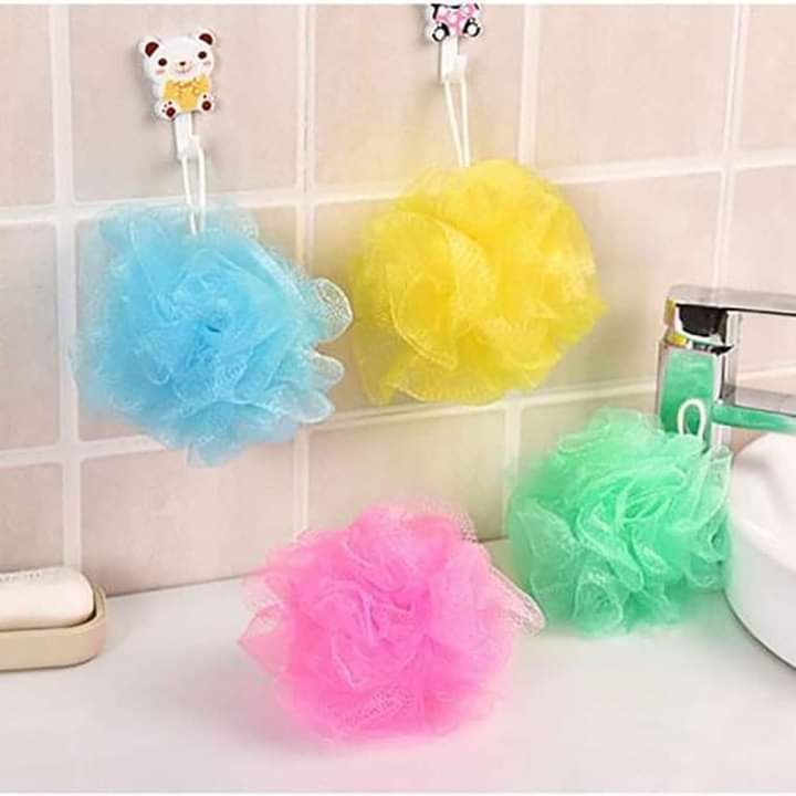 Bath Flower Puff (2pcs)_img_1