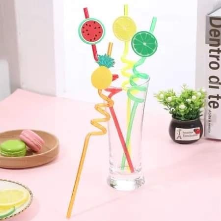 Reusable Straws for Kids (Fruit Shape)_img_2