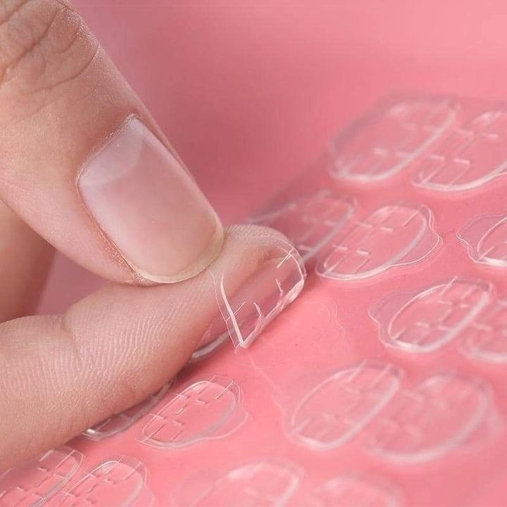 Transparent Nail Sticker Glue (5 sheets)_img_1
