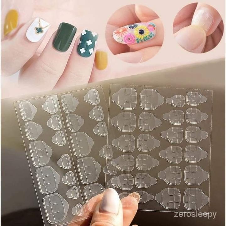 Transparent Nail Sticker Glue (5 sheets)_img_2
