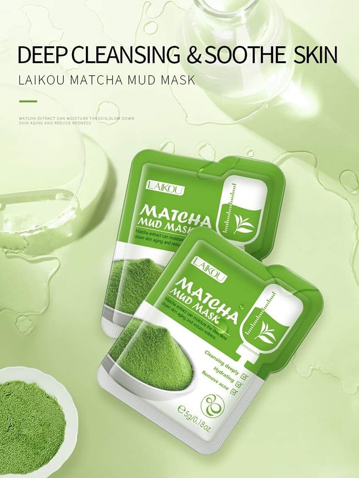 Matcha Mud Mask (12 pcs)