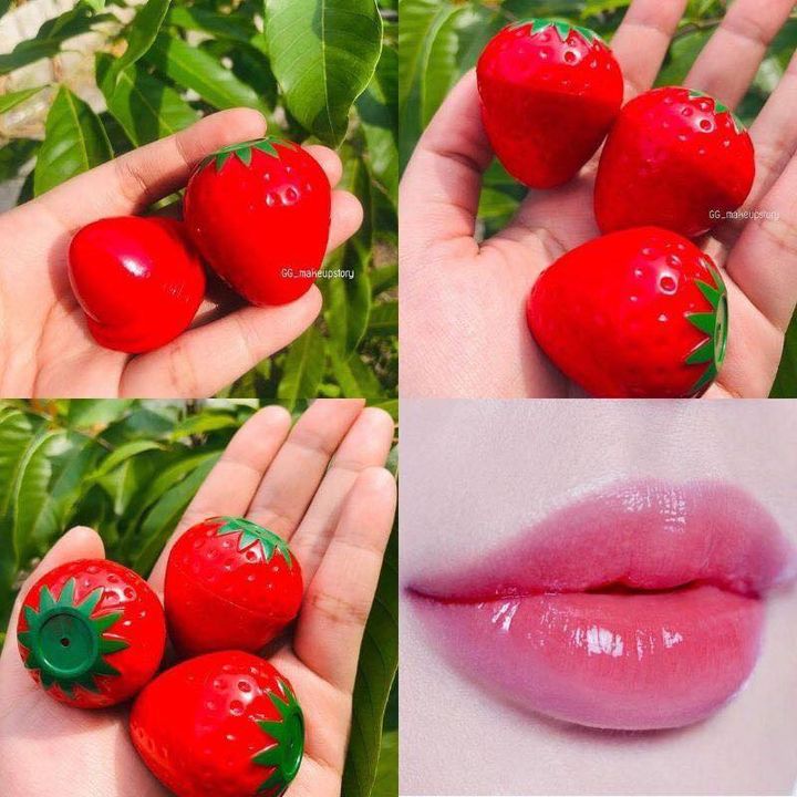 Strawberry Lip Balm (2pcs)