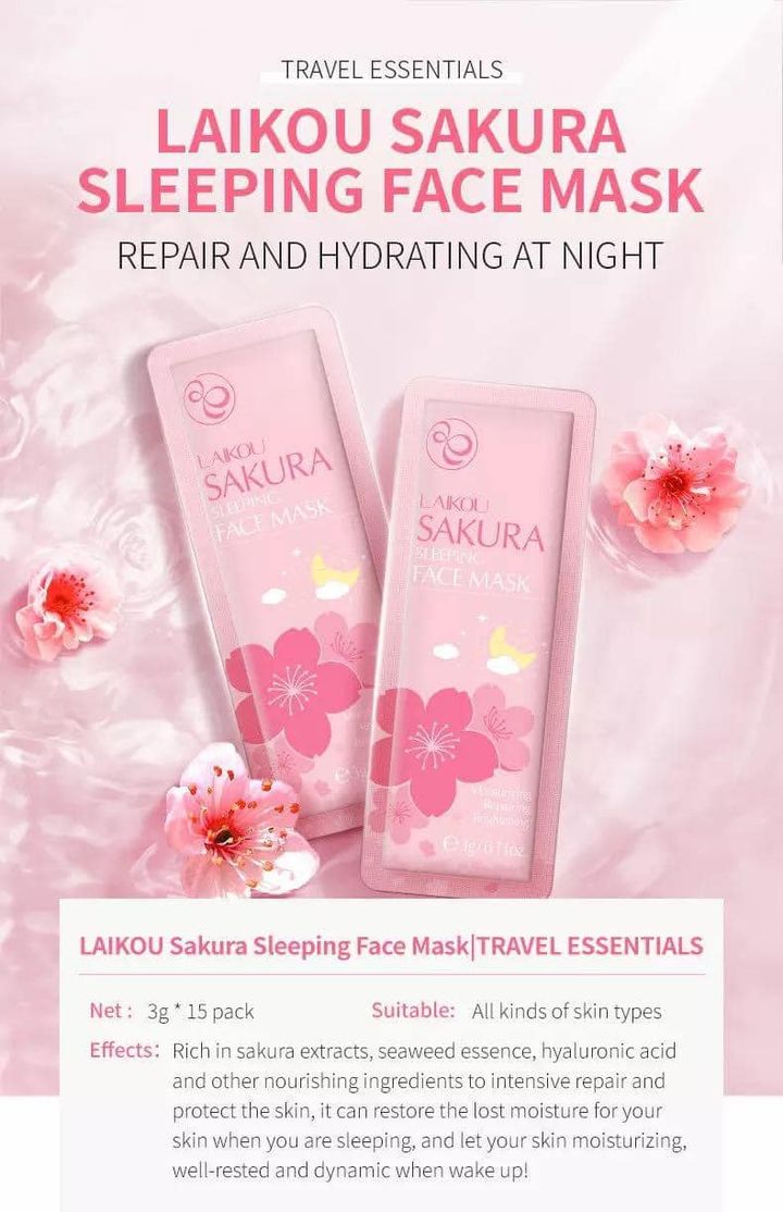 SAKURA Sleeping Face Mask (15pcs)