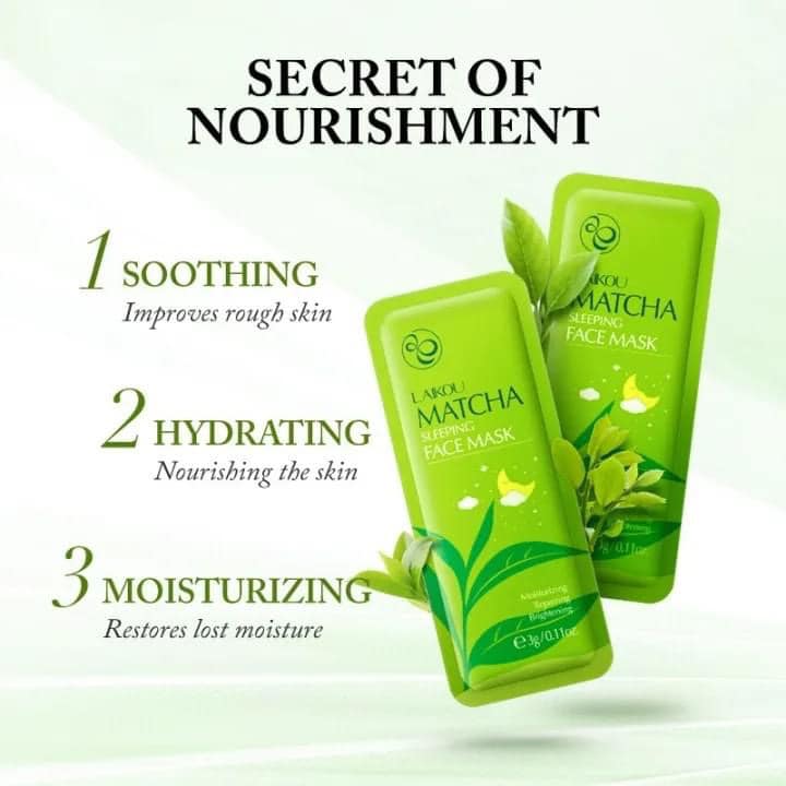 Matcha Sleeping Mask (15pcs)_img_1
