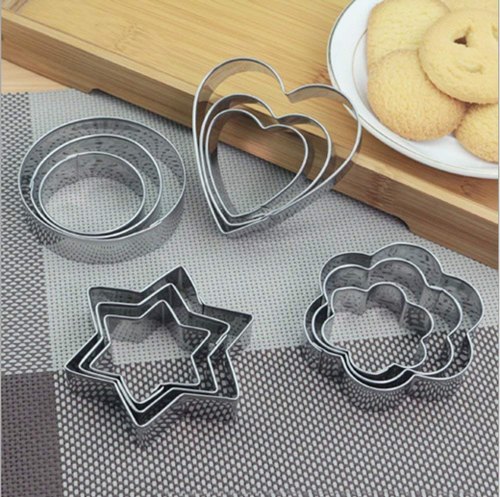 12pcs Cookie Cutter Set