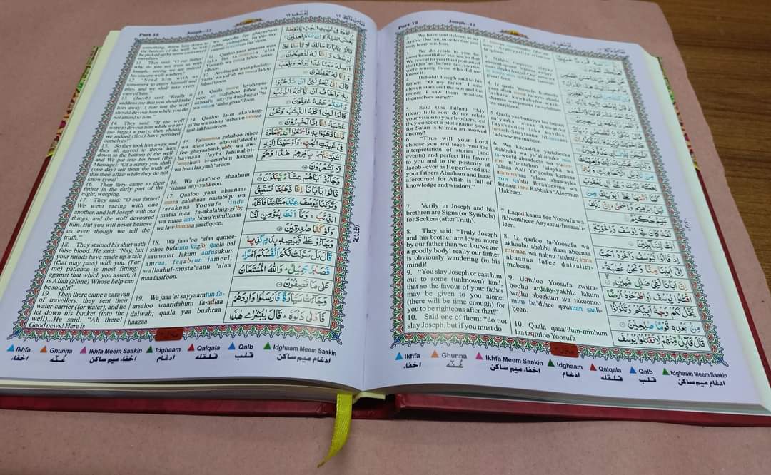 Tajweed Qur'an With Meaning Translation and Transliteration in English (Arabic and English)_img_3