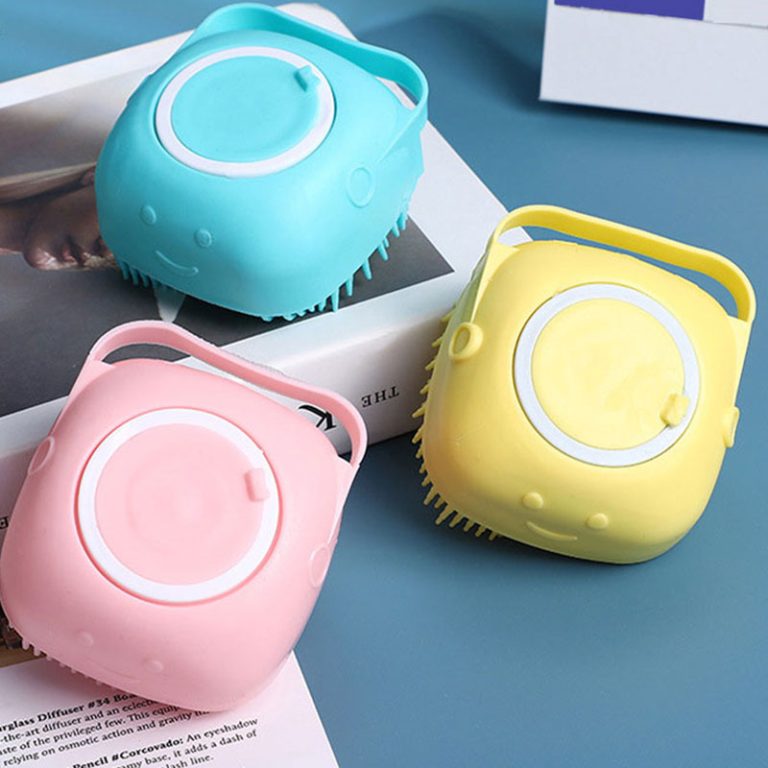 Silicone Bath Body Brush/Shower Scrubber_img_3
